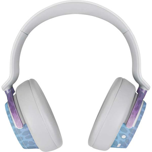 Cheetah Print Purple and Blue Surface Headphones Skin