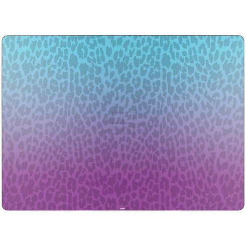 Cheetah Print Purple and Blue Surface Laptop 7 13.8in Skin