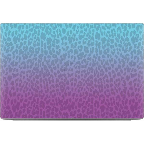 Cheetah Print Purple and Blue Dell XPS Skin