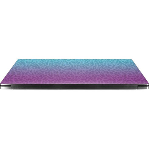 Cheetah Print Purple and Blue Dell XPS Skin