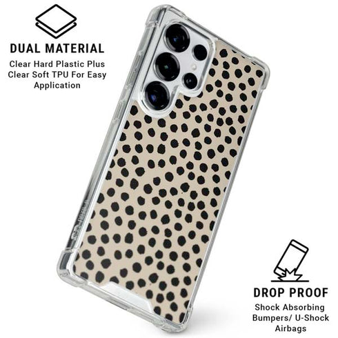 Cheetah Spots Galaxy S25 Ultra Clear Case