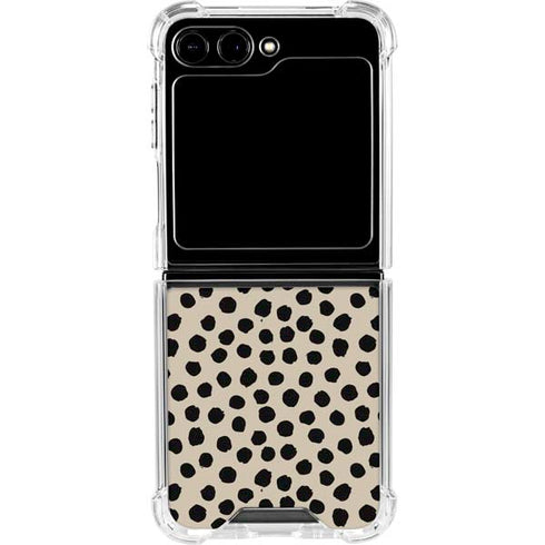 Cheetah Spots Galaxy Z Flip6 Clear Case