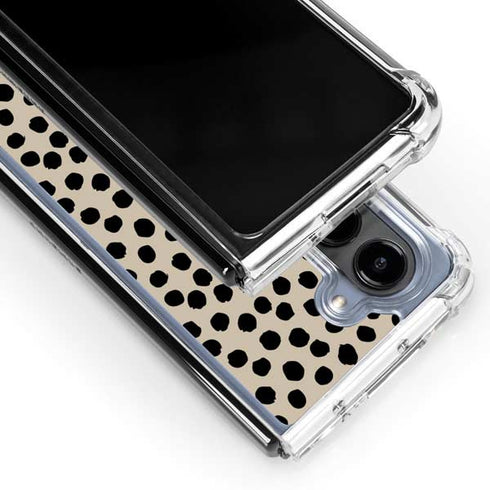 Cheetah Spots Galaxy Z Fold5 5G Clear Case