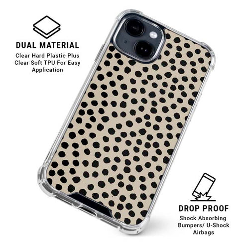 Cheetah Spots iPhone 15 Clear Case