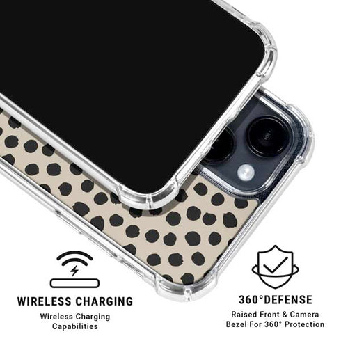 Cheetah Spots iPhone 15 Clear Case