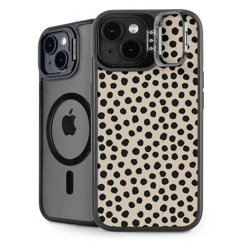 Cheetah Spots iPhone 15 Plus Kickstand Case