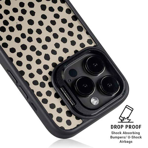 Cheetah Spots iPhone 15 Pro Max Kickstand Case