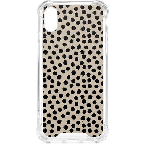 Cheetah Spots iPhone XS Clear Case