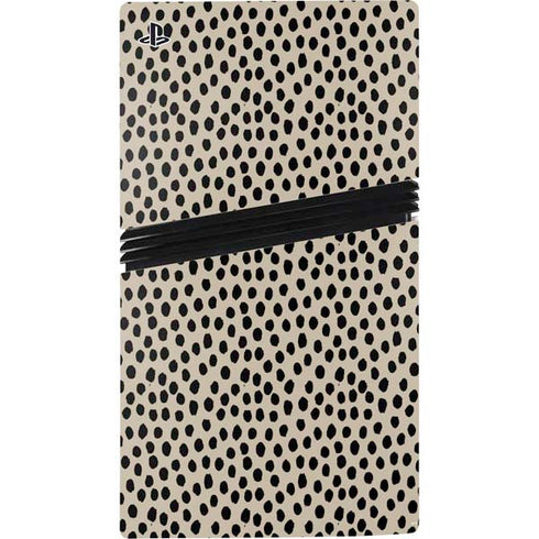 Cheetah Spots PS5 Pro Disk Console Skin