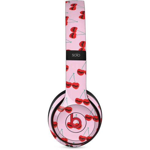 Bouffants and Broken Hearts Cherry Lash Beats Solo 3 Wireless Skin