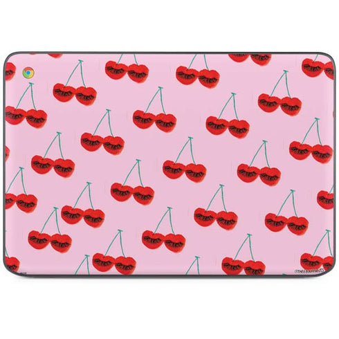 Bouffants and Broken Hearts Cherry Lash HP Chromebook Skin