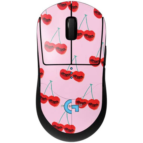 Bouffants and Broken Hearts Cherry Lash G Pro Wireless Gaming Mouse Skin