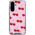 Bouffants and Broken Hearts Cherry Lash Galaxy A36 5G Clear Case