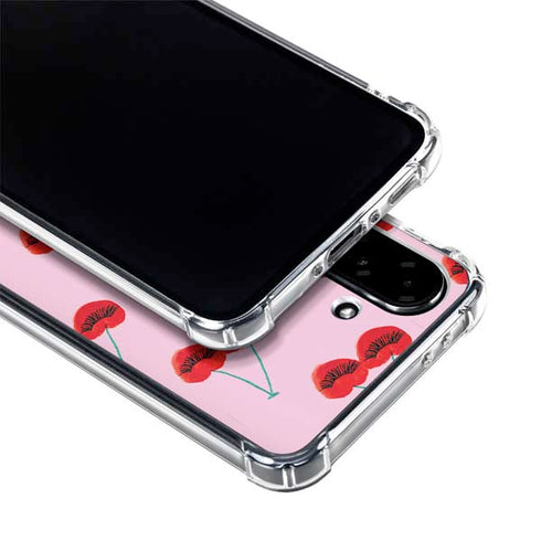 Bouffants and Broken Hearts Cherry Lash Galaxy A36 5G Clear Case