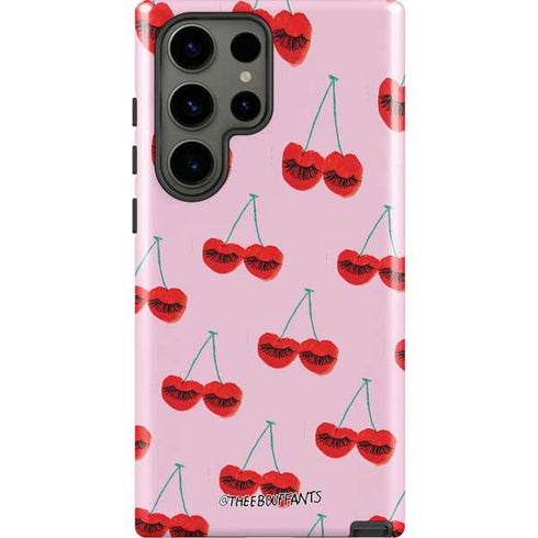 Bouffants and Broken Hearts Cherry Lash Galaxy S23 Ultra Pro Case