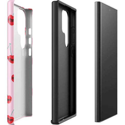 Bouffants and Broken Hearts Cherry Lash Galaxy S23 Ultra Pro Case