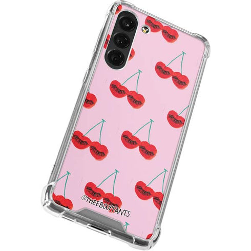 Bouffants and Broken Hearts Cherry Lash Galaxy S24 FE Clear Case