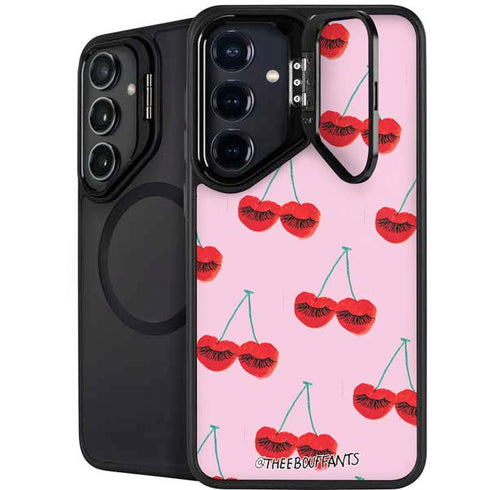 Bouffants and Broken Hearts Cherry Lash Galaxy S25 Kickstand Case
