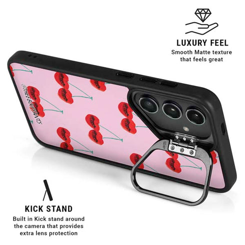 Bouffants and Broken Hearts Cherry Lash Galaxy S25 Kickstand Case