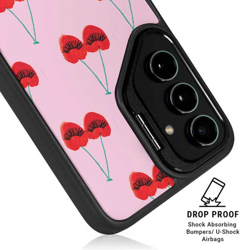 Bouffants and Broken Hearts Cherry Lash Galaxy S25 Kickstand Case
