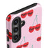 Bouffants and Broken Hearts Cherry Lash Galaxy S25 Plus Impact Case
