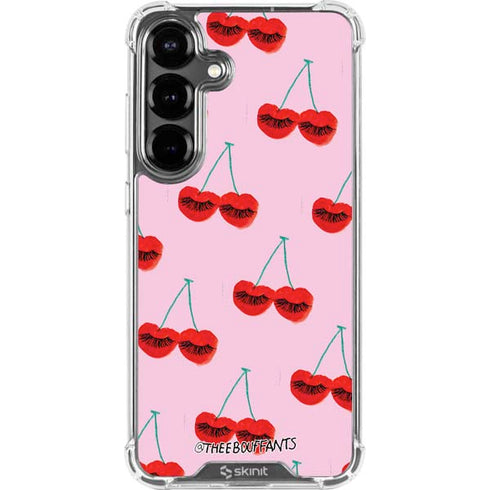 Bouffants and Broken Hearts Cherry Lash Galaxy S26 Clear Case