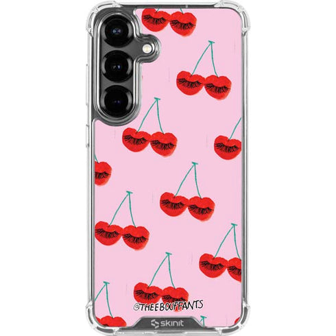 Bouffants and Broken Hearts Cherry Lash Galaxy S26 Plus Clear Case