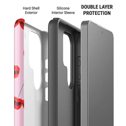 Bouffants and Broken Hearts Cherry Lash Galaxy S26 Ultra Impact Case
