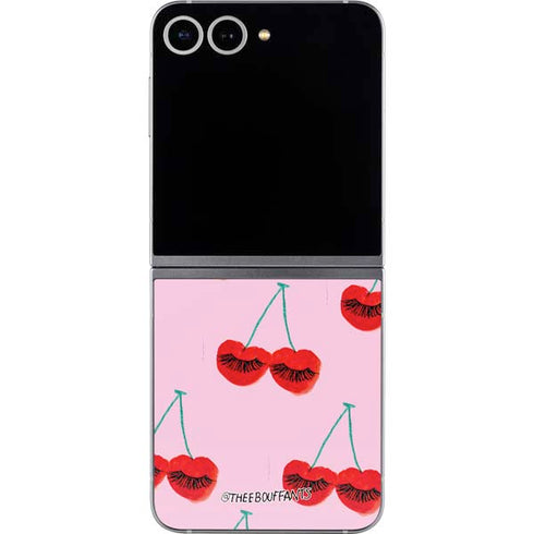 Bouffants and Broken Hearts Cherry Lash Galaxy Z Flip6 Skin