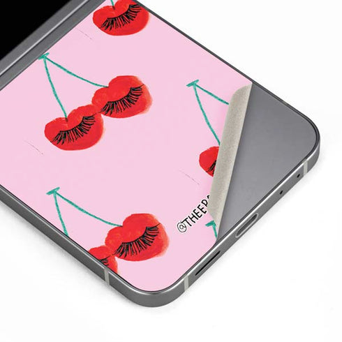 Bouffants and Broken Hearts Cherry Lash Galaxy Z Flip6 Skin