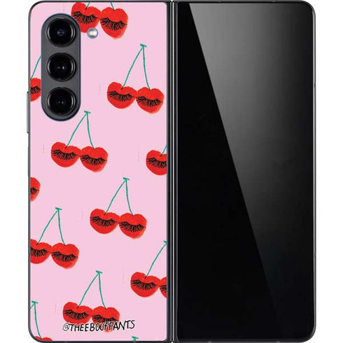 Bouffants and Broken Hearts Cherry Lash Galaxy Z Fold5 5G Skin