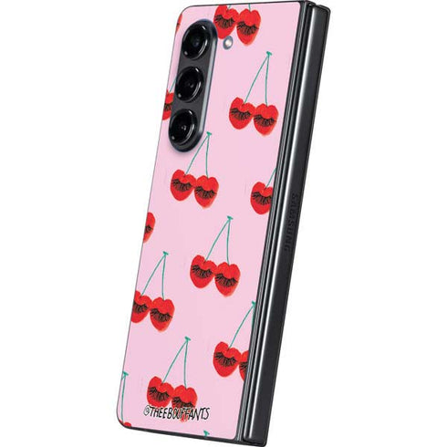 Bouffants and Broken Hearts Cherry Lash Galaxy Z Fold5 5G Skin
