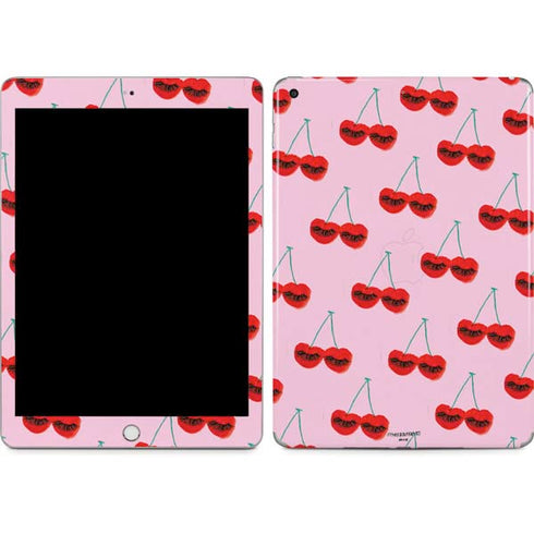 Bouffants and Broken Hearts Cherry Lash Apple iPad Skin