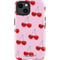 Bouffants and Broken Hearts Cherry Lash iPhone 15 Impact Case