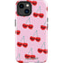 Bouffants and Broken Hearts Cherry Lash iPhone 15 Impact Case