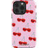 Bouffants and Broken Hearts Cherry Lash iPhone 15 Pro Impact Case