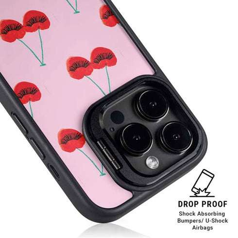 Bouffants and Broken Hearts Cherry Lash iPhone 15 Pro Max Kickstand Case