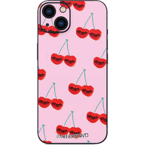 Bouffants and Broken Hearts Cherry Lash iPhone 15 Skin