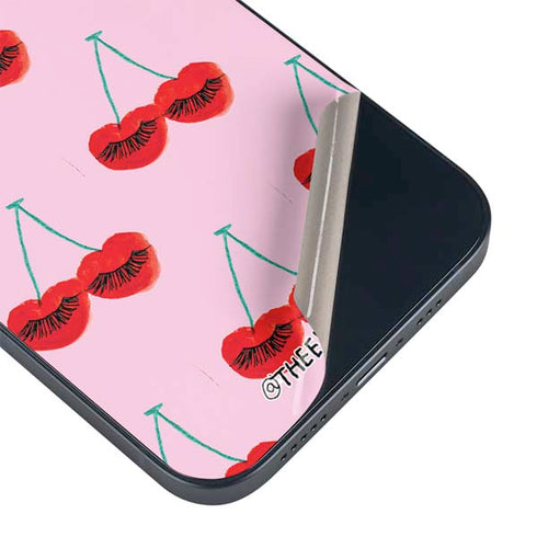 Bouffants and Broken Hearts Cherry Lash iPhone 15 Skin