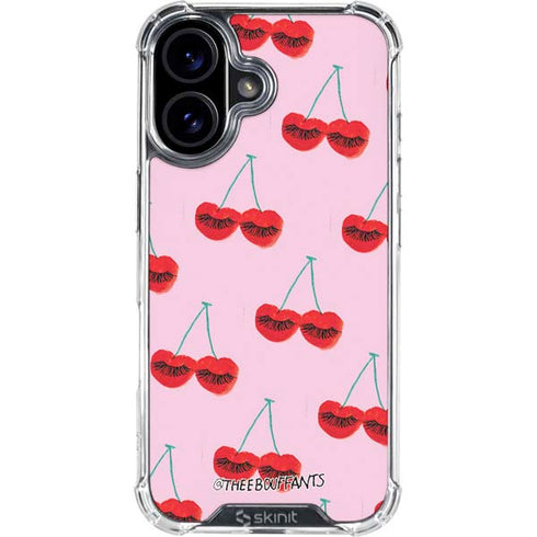 Bouffants and Broken Hearts Cherry Lash iPhone 16 Clear Case