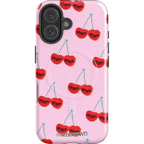 Bouffants and Broken Hearts Cherry Lash iPhone 16 Magsafe Impact Case
