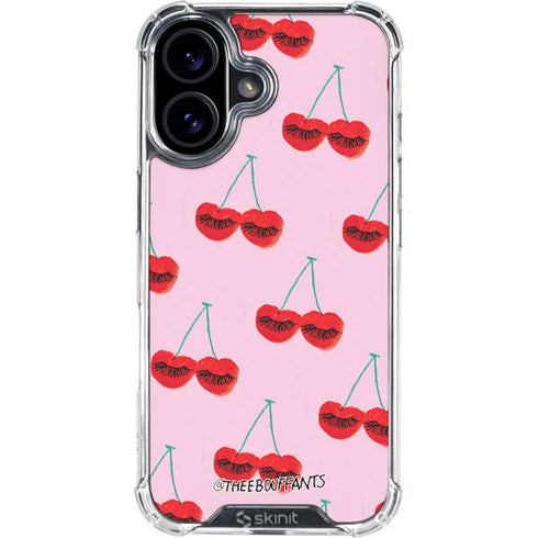 Bouffants and Broken Hearts Cherry Lash iPhone 16 Plus Clear Case
