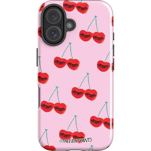 Bouffants and Broken Hearts Cherry Lash iPhone 16 Plus Impact Case