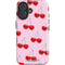 Bouffants and Broken Hearts Cherry Lash iPhone 16 Plus Impact Case