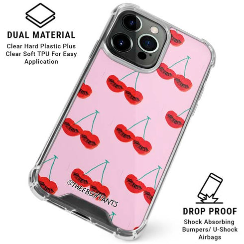 Bouffants and Broken Hearts Cherry Lash iPhone 16 Pro Clear Case