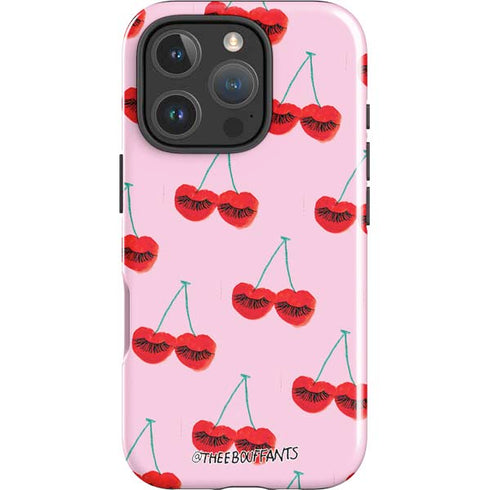 Bouffants and Broken Hearts Cherry Lash iPhone 16 Pro Impact Case