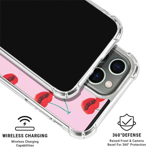 Bouffants and Broken Hearts Cherry Lash iPhone 16 Pro Max Clear Case