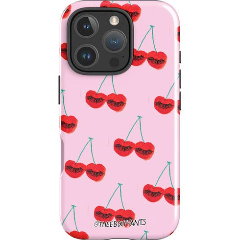 Bouffants and Broken Hearts Cherry Lash iPhone 16 Pro Max Impact Case