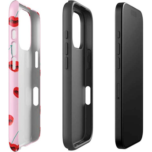 Bouffants and Broken Hearts Cherry Lash iPhone 16 Pro Max Impact Case