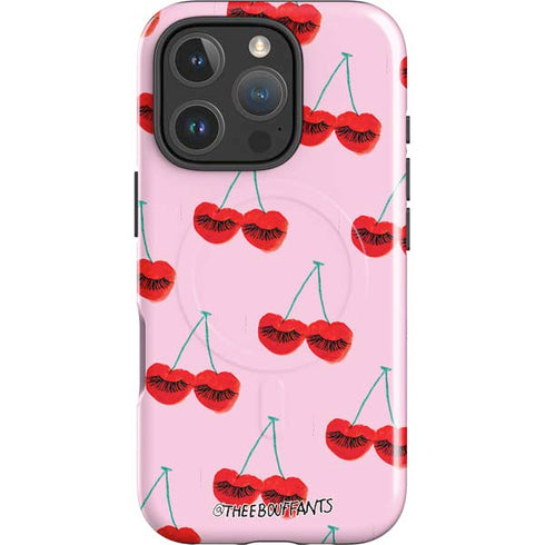 Bouffants and Broken Hearts Cherry Lash iPhone 16 Pro Max Magsafe Impact Case